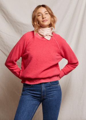 Ziggy Reversed Fleece Crew Sweatshirt - The Collective Park City