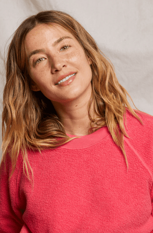 Ziggy Reversed Fleece Crew Sweatshirt - The Collective Park City