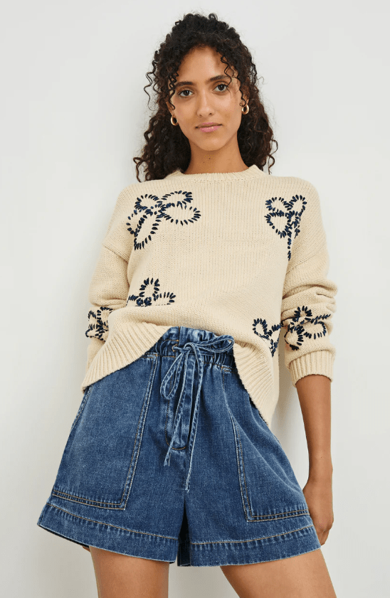 Zoey Stitched Sweater - The Collective Park City