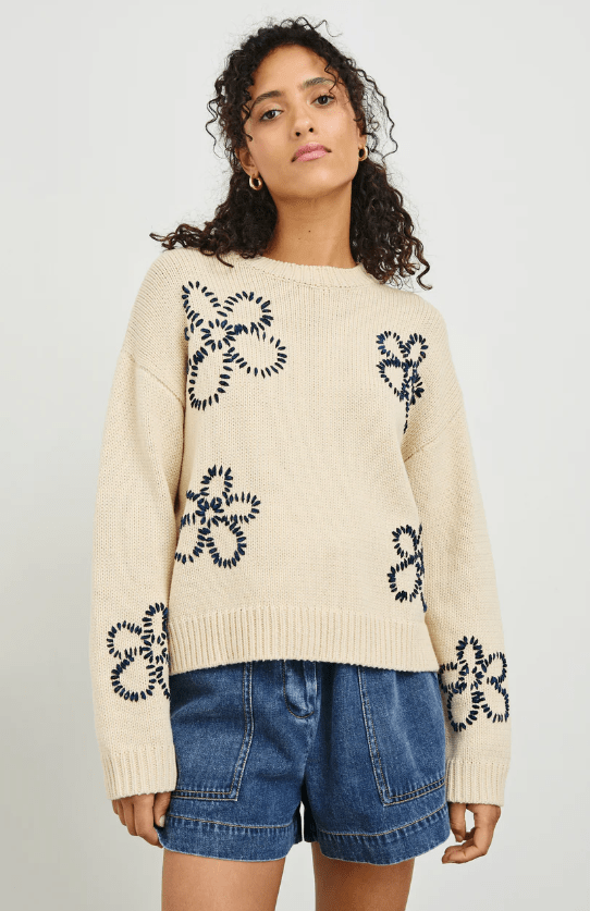 Zoey Stitched Sweater - The Collective Park City