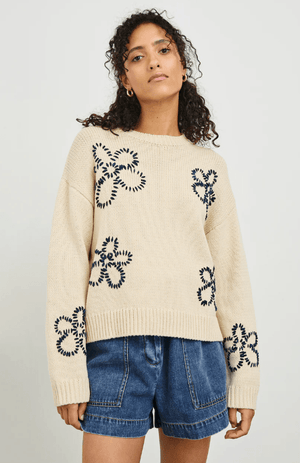 Zoey Stitched Sweater - The Collective Park City