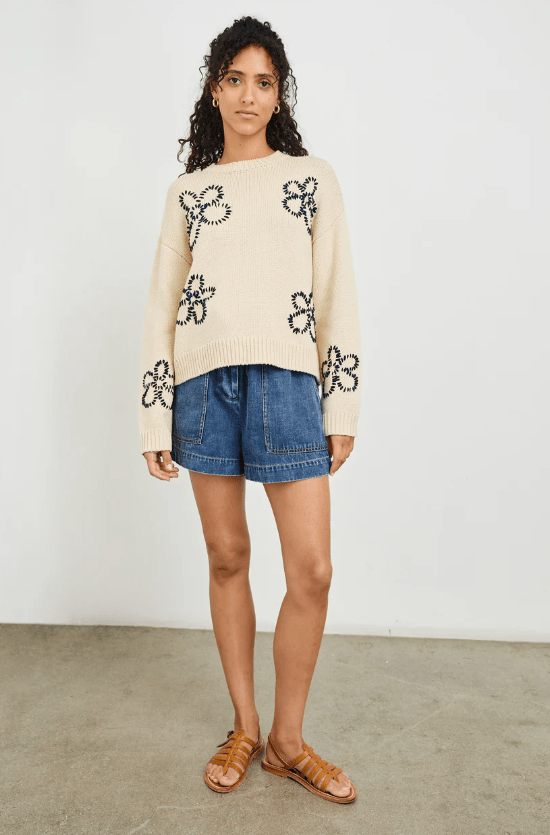 Zoey Stitched Sweater - The Collective Park City