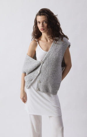 Zolly Sweater Vest - Grey - The Collective Park City