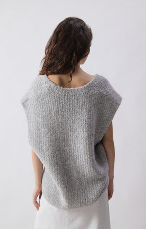 Zolly Sweater Vest - Grey - The Collective Park City