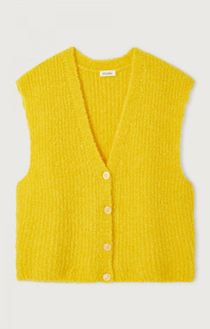 Zolly Sweater Vest - Yellow - The Collective Park City