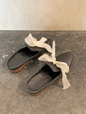 Grace Leather Slip On Shoe