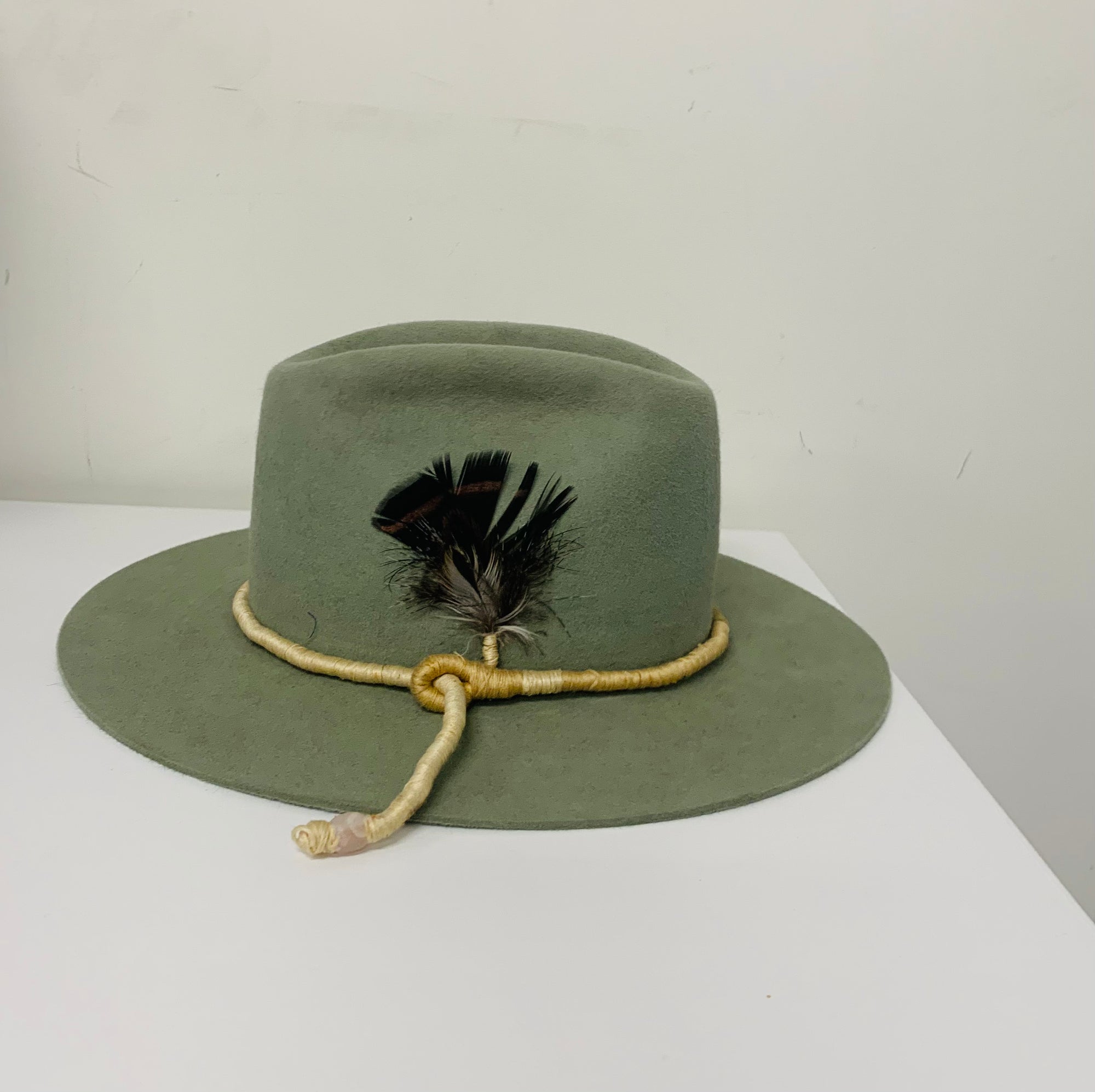 Tall Crown Rabbit Felt Hat