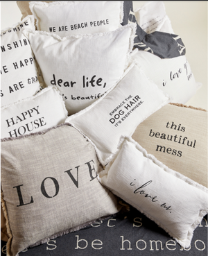 I Love You to the Mountains Square Pillow