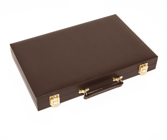 Chocolate Brown Backgammon Set