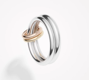 Calliope SS/Rose Gold/Gold Ring