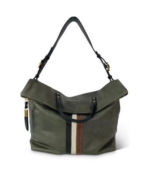 Olive Petite Lizard Convertible Backpack Tote
