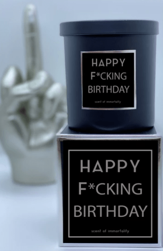 HAPPY F*CKING BIRTHDAY Candle - The Collective Park City