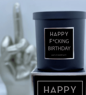HAPPY F*CKING BIRTHDAY Candle - The Collective Park City